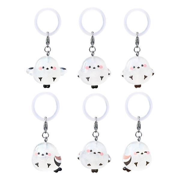 専用商品K-10381 玉乗り猫チャーム(あじさい シマエナガ 虹) ぽてもちシマエナガ ワンポイントチャーム【不良対応不可】 : こども