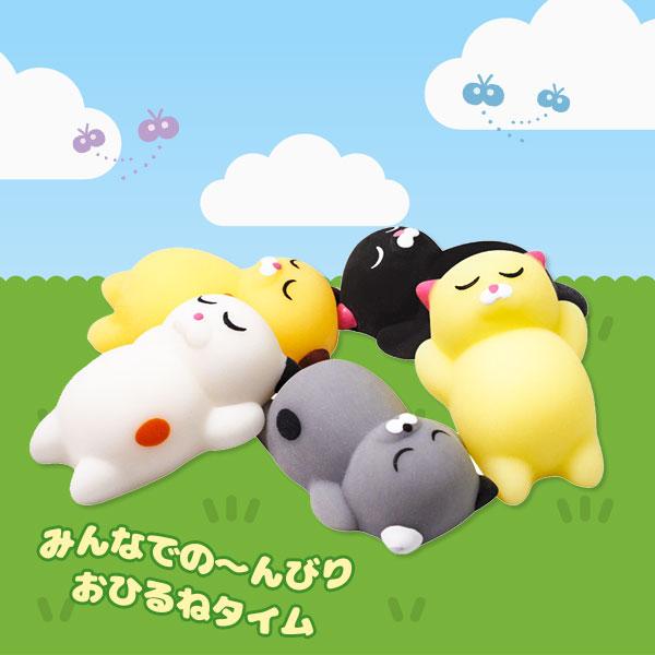 もちもちお昼寝にゃんこ スクイーズ【不良対応不可】 : こどもモール