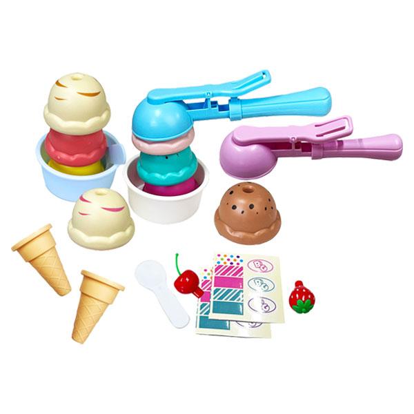 Toyqube フィギュアセット　アイスクリームコーン　サンドイッチ Toyqube フィギュアセット アイスクリームコーン サンドイッチ