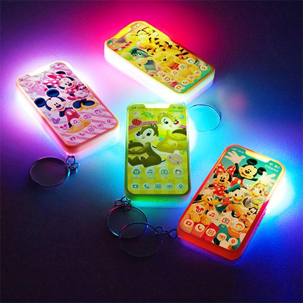 ディズニー スマホライトキーホルダー【不良対応不可】 : こどもモール