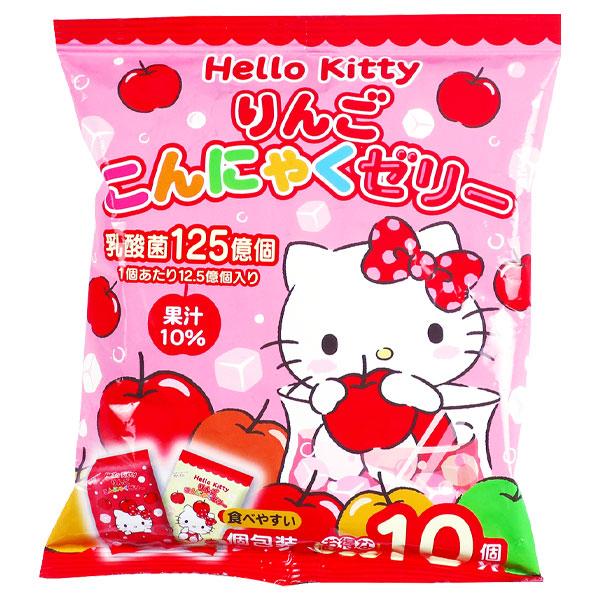 ハローキティ りんごこんにゃくゼリー【不良対応不可】 : こどもモール