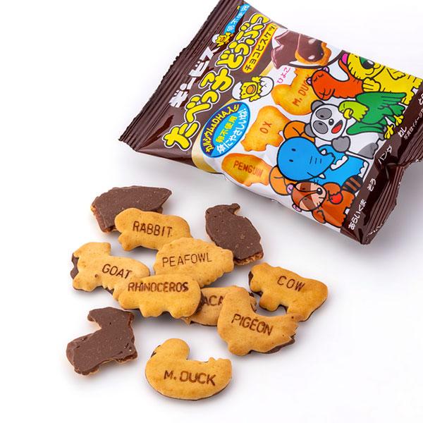 たべっ子どうぶつチョコビスケット 4P【不良対応不可】 : こどもモール
