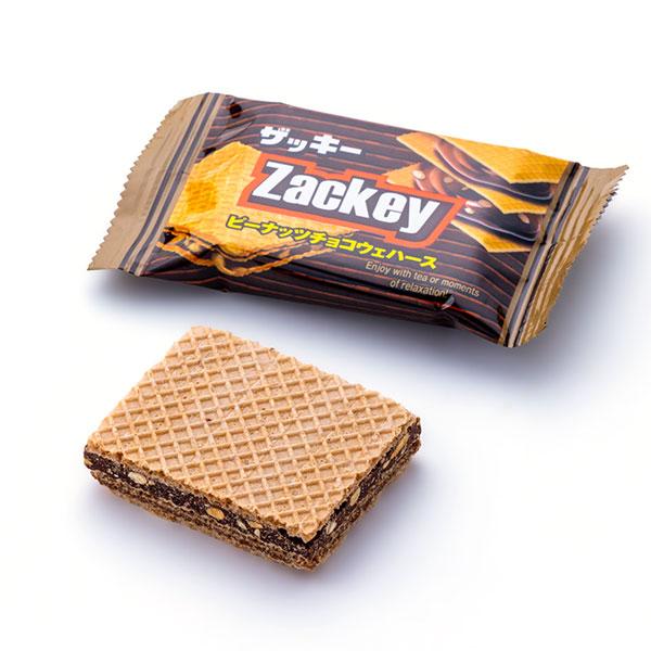 ザッキー ピーナッツチョコウエハース【不良対応不可】 : こどもモール