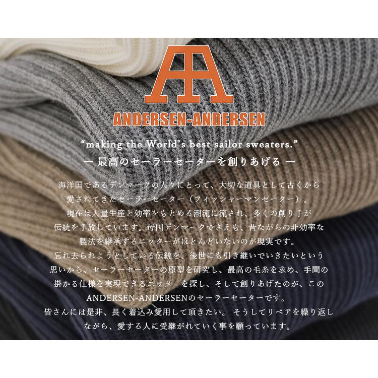アンデルセンアンデルセン　ニットポロ　ネイビー　Mサイズ アンデルセン アンデルセン/ANDERSEN-ANDERSEN ロングスリーブ