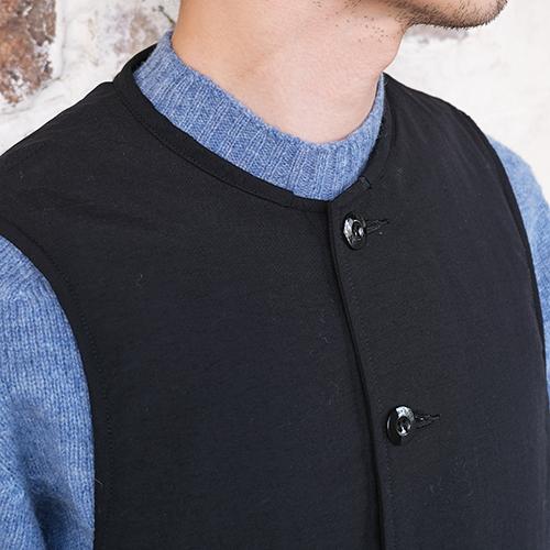 ARAN アラン VEST ベスト NYLON TUSSER ナイロンタッサー ブラック