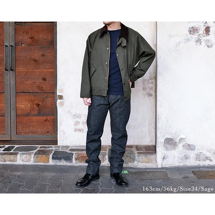 【24SS入荷分/2ワラントになります】Barbour バブアー OS TRANSPORT CASUAL トランスポート カジュアル ピーチド ノンワックス MCA0931〔FL〕｜tigers-brothers｜02