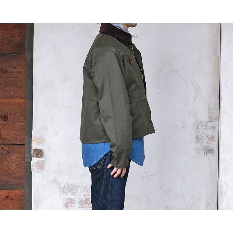 【24SS入荷分/2ワラントになります】Barbour バブアー OS SPEY CASUAL スペイ ピーチスキン ノンワックス MCA0932 セージ グリーン メンズ 〔FL〕｜tigers-brothers｜04