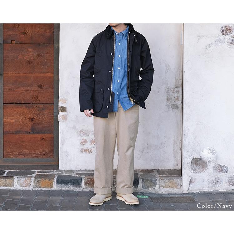 Barbour バブアー SL BEDALE CASUAL ビデイル スリムフィット ピーチスキン ノンワックス MCA0934 メンズ 〔FL〕｜tigers-brothers｜03