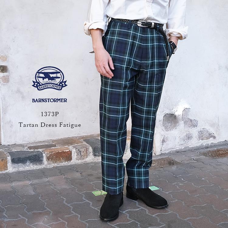 BARNSTORMER バーンストーマー 1373P Tartan Dress Fatigue タータン