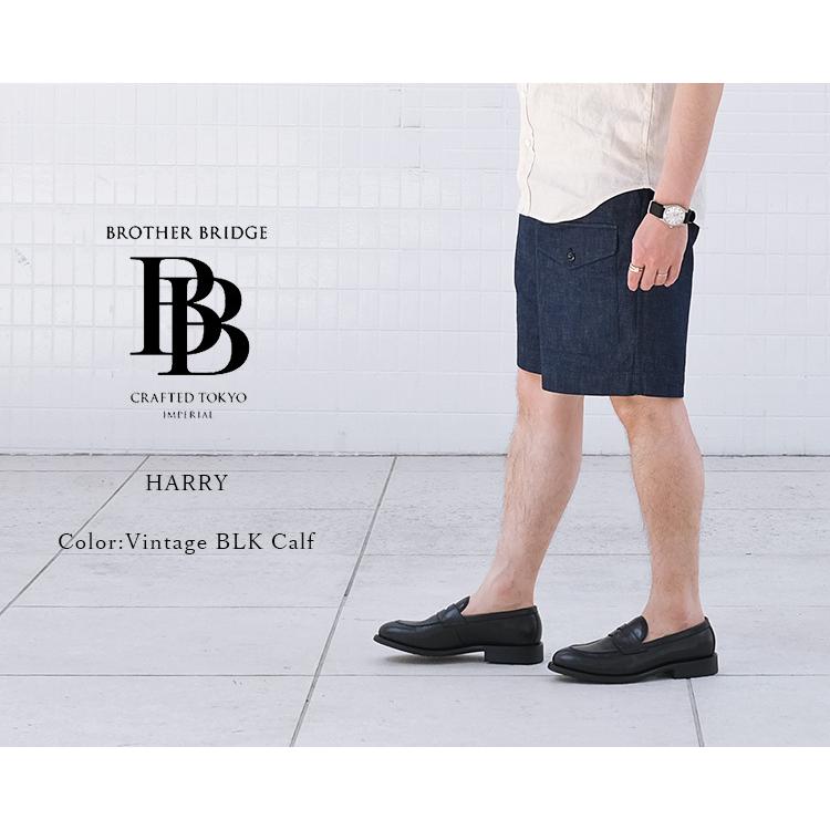 BROTHER BRIDGE ブラザーブリッジ HARRY ハリー カーフレザー 牛革 