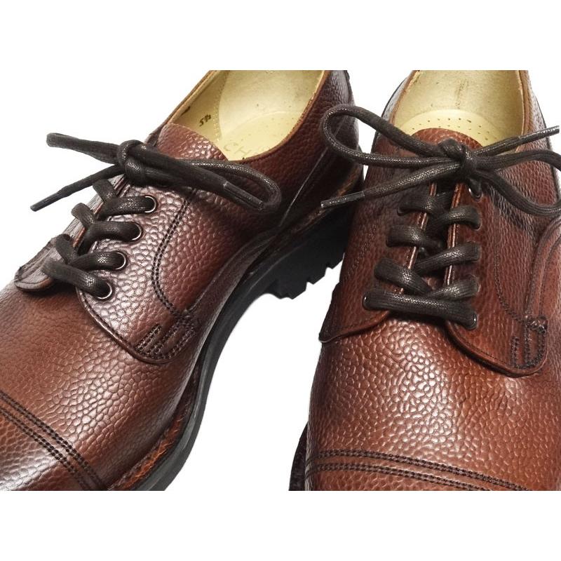 JOSEPH CHEANEY ジョセフ チーニー CAIRNGORM ケンゴン BURGUNDY GRAIN キャップトゥ シューズ バーガンディー ジボ革 *メンズ〔FL〕｜tigers-brothers｜04