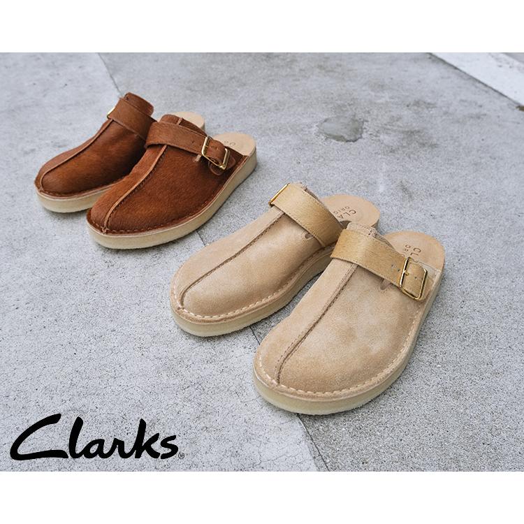 CLARKS ORIGINALS クラークスオリジナルズ Trek Mule トレックミュール サンダル スエード ブラウン クレープソール メンズ 〔FL〕｜tigers-brothers｜02