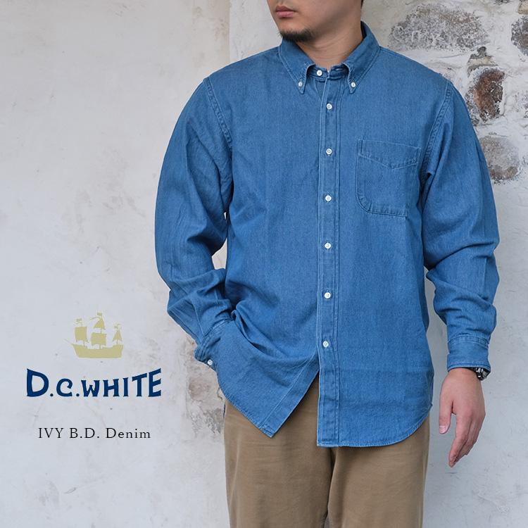 エヴィス　ジーンズ　ボタンダウン　プルーオーバーシャツ　アイビー D.C.WHITE ディーシーホワイト IVY B.D. Denim アイビー ボタン