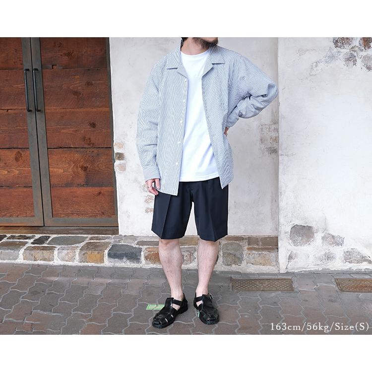 D.C.WHITE ディーシーホワイト Professor Shirt Seersucker