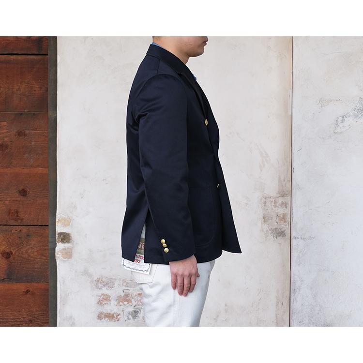 D.C.WHITE ディーシーホワイト West Point Blazer Double Breasted ウエストポイントブレザー ダブルブレスト ウエポン コットン アイビー アメトラ 日本製の画像