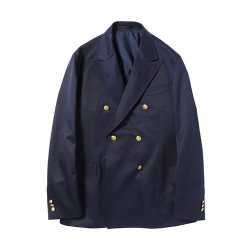 D.C.WHITE ディーシーホワイト West Point Blazer Double Breasted ウエストポイントブレザー ダブルブレスト ウエポン コットン アイビー アメトラ 日本製の画像