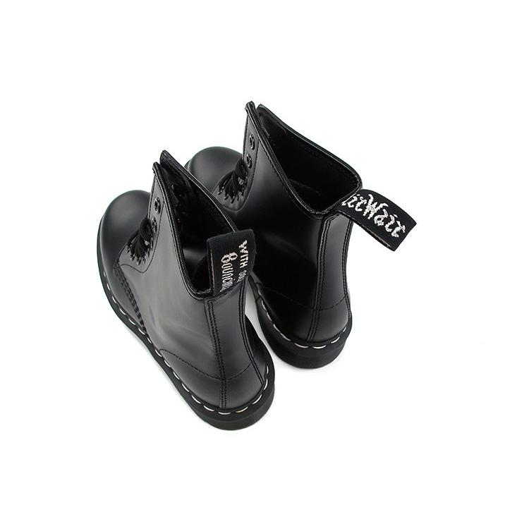 Dr.Martens ドクターマーチン WHITE WELT STITCH BLACK SMOOTH Dr.Martens ドクターマーチン WHITE WELT STITCH BLACK SMOOTH