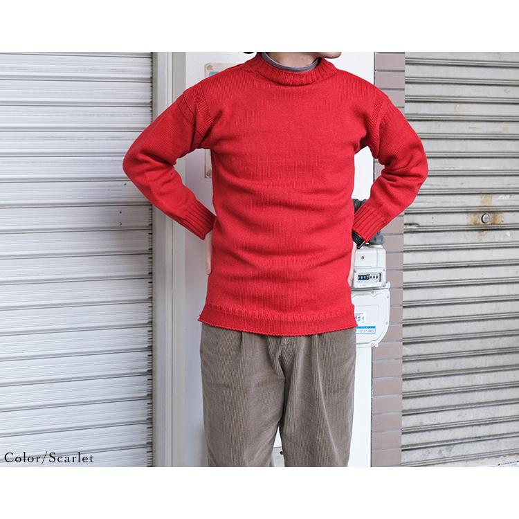 Guernsey WOOLENS ガンジーウーレンズ TRADITIONAL GUERNSEY SWEATER トラディショナルガンジーセーター メンズ レディース 〔FL〕｜tigers-brothers｜03