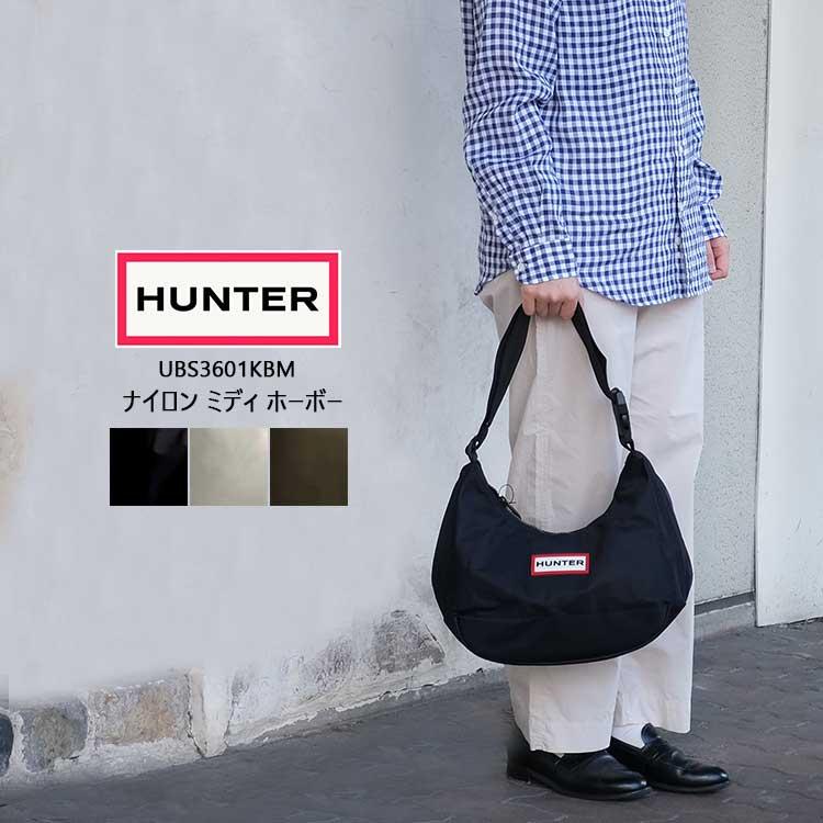 HUNTER ハンターナイロン ミディ ホーボー UBS3601KBM : FLISCO HUNTER ハンターナイロン ミディ ホーボー UBS3601KBM : FLISCO
