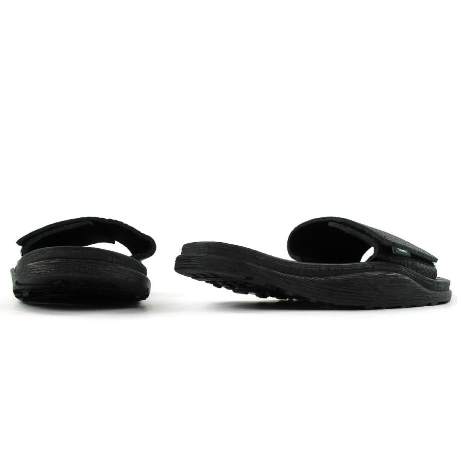 アイランドスリッパ シャワーサンダル KB702VABH メンズ レザー クリーム ブラック 24.5cm-29cm 〔SK〕 29cm