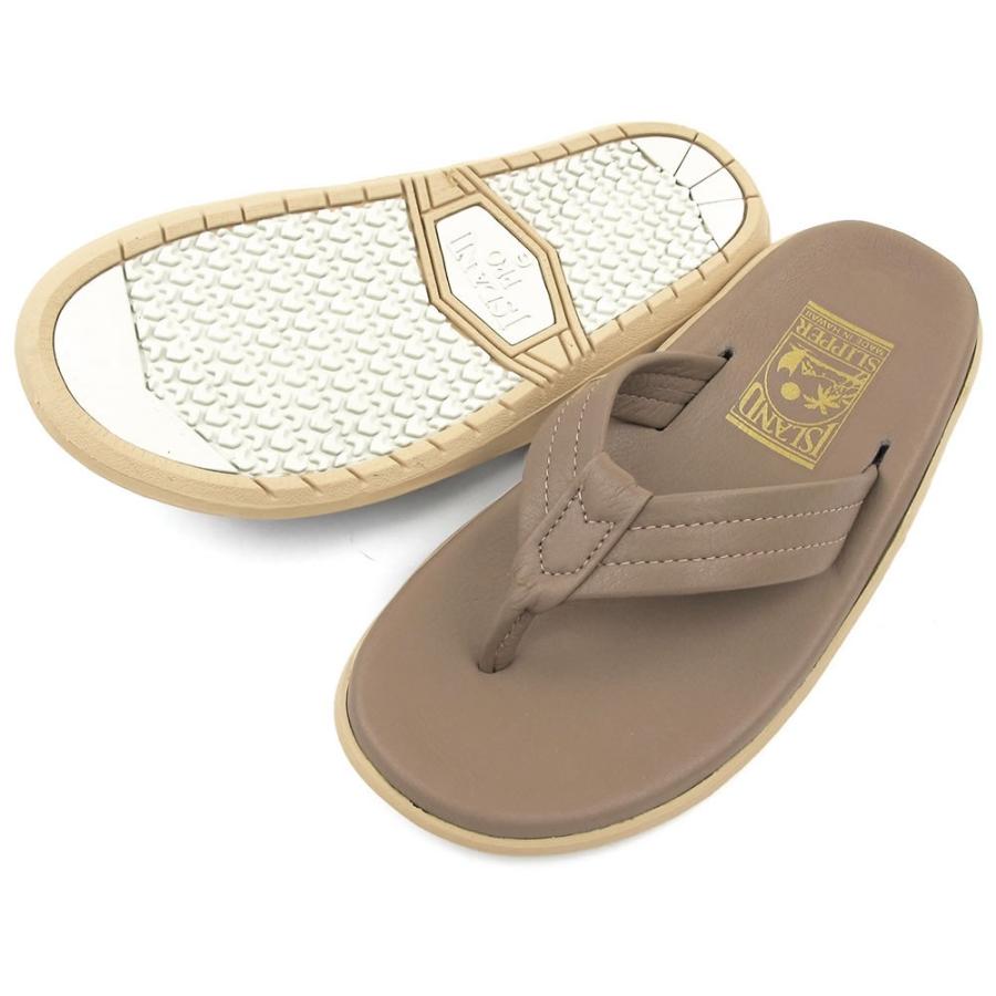 新品 未使用 アイランドスリッパ PT202 レザーサンダル 白　28サイズ ISLAND SLIPPER アイランドスリッパ トングサンダル レザー