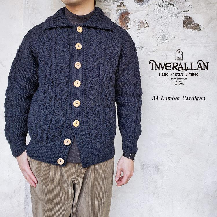 Inver Allan インバーアラン 3A Lumber Cardigan ランバーカーディガン