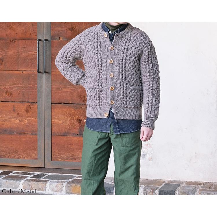 INVERALLAN 4A Golfer Cardigan ウール レッド INVERALLAN 4A Golfer Cardigan ウール レッド