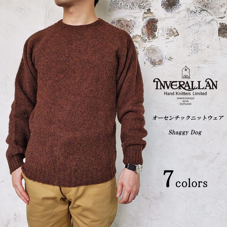 INVERALLAN Inver Allan インバーアラン Crew Neck Shetland INVERALLAN Inver Allan インバーアラン Crew Neck Shetland
