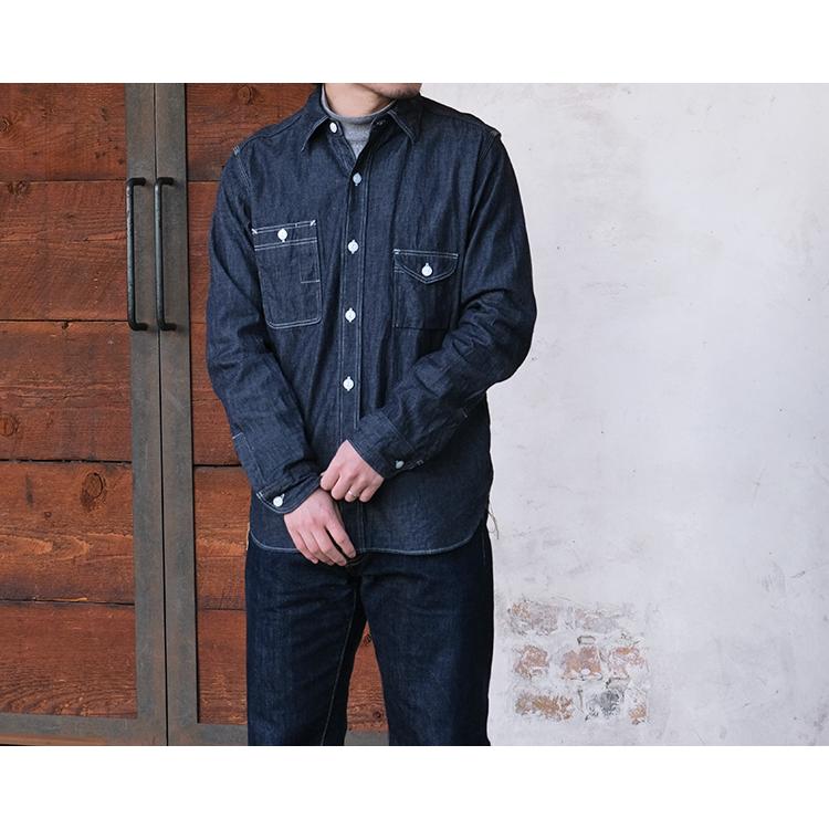 ジェラード JELADO 長袖シャツ JP81123 Smoker Shirt Indigo