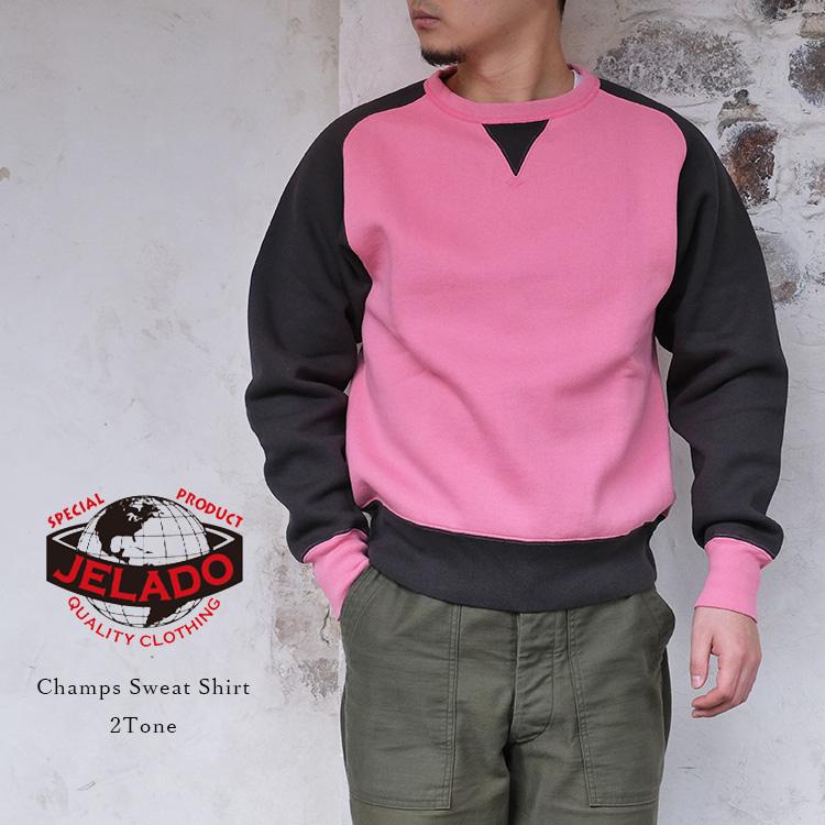 JELADO ジェラード AB01224 Champs Sweat Shirt 2Tone チャンプス 