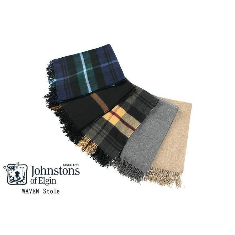 JOHNSTON ジョンストンズ カシミヤ 大判 ストール マフラー WA000056  