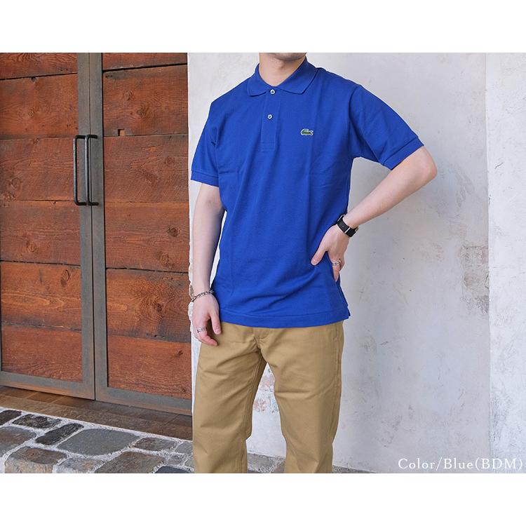 LACOSTE ラコステ L1212AL / L1212LJ-99 半袖 ポロシャツ コットン 鹿の子 日本製 メンズ 〔FL〕｜tigers-brothers｜06