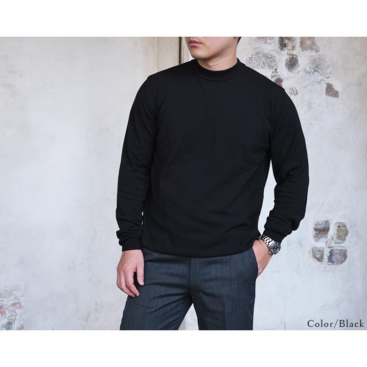 Moon castle ムーンキャッスル アイスコットン モックネックニット MOONCASTLE MOONCASTLE（ムーンキャッスル） アイスコットン