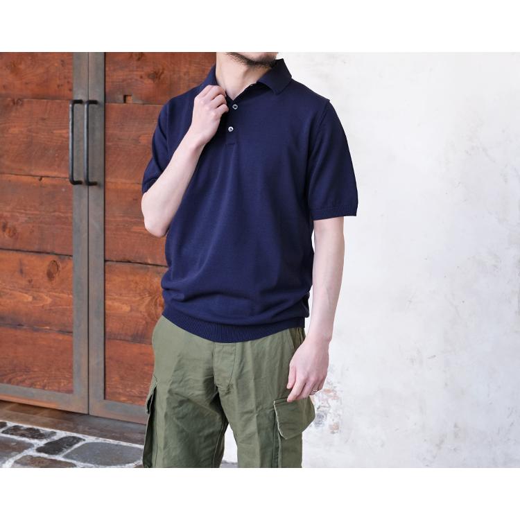 MOONCASTLE ムーンキャッスル ICE COTTON POLO NECK アイス MOONCASTLE ムーンキャッスル ICE COTTON POLO NECK アイス