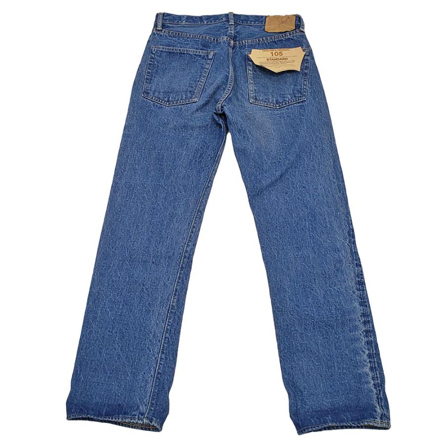 orSlow オアスロウ 01-1050 STANDARD DENIM 105 2Year Wash スタンダードデニム ユーズド加工 コットン  日本製 〔FL〕