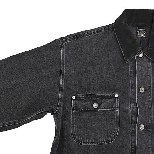 未使用 フリークス別注 黒色orslow オアスロウデニムカバーオール 1 orSlow オアスロウ 01-6034-D61S Loose Fit Coverall ルーズ