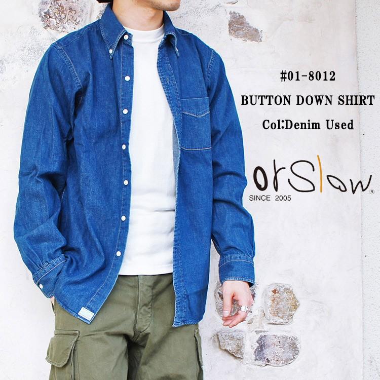 orSlow オアスロウ 01-8012 BUTTON DOWN SHIRT Denim Used orSlow オアスロウ 01-8012 BUTTON DOWN SHIRT Denim Used