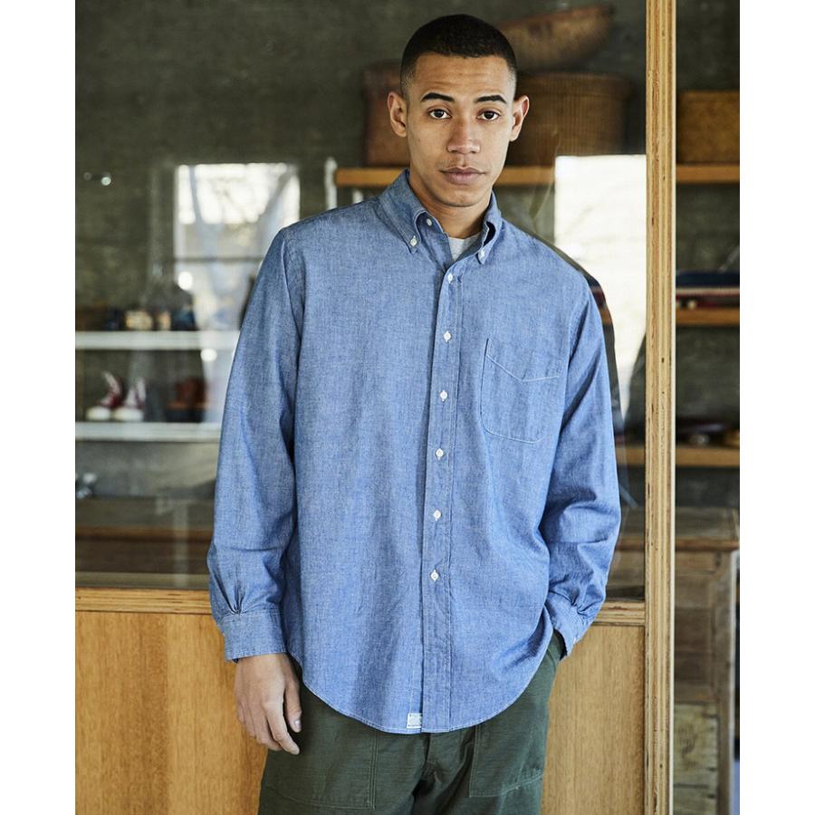 orSlow シャンブレーシャツ　XL orSlow シャツ orSlow/オアスロウ リラックスフィット