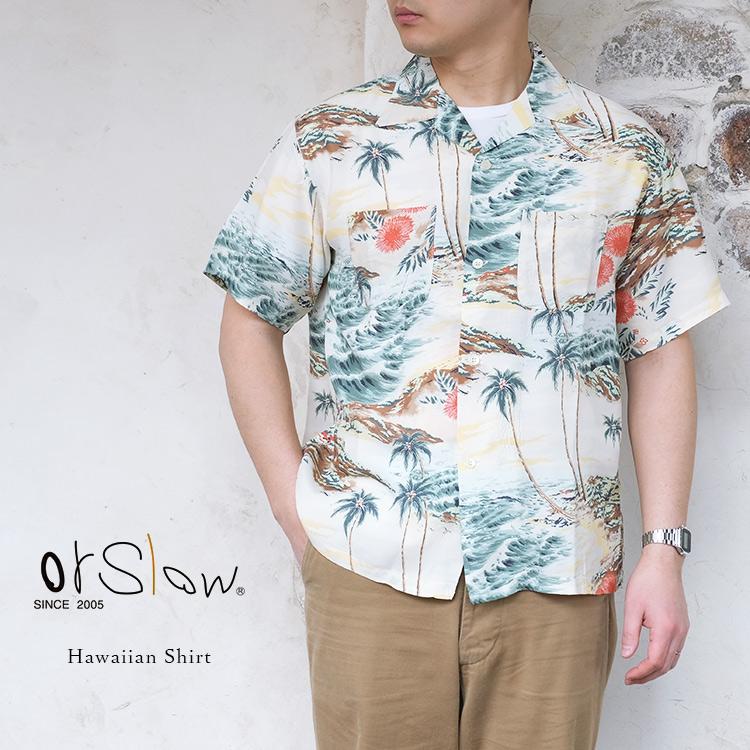 orSlow オアスロウ　魚柄　シャツ　Mサイズ orSlow オアスロウ 魚柄 シャツ Mサイズ orSlow オアスロウ 魚柄
