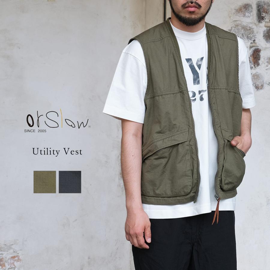 orSlow（オアスロウ） 01-9020 Utility Vest ユーティリティベスト