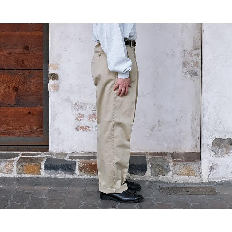 orSlow オアスロウ 03-5021-40 Two Tuck Wide Trousers 2タック orSlow オアスロウ 03-5021-40 Two Tuck Wide Trousers 2タック