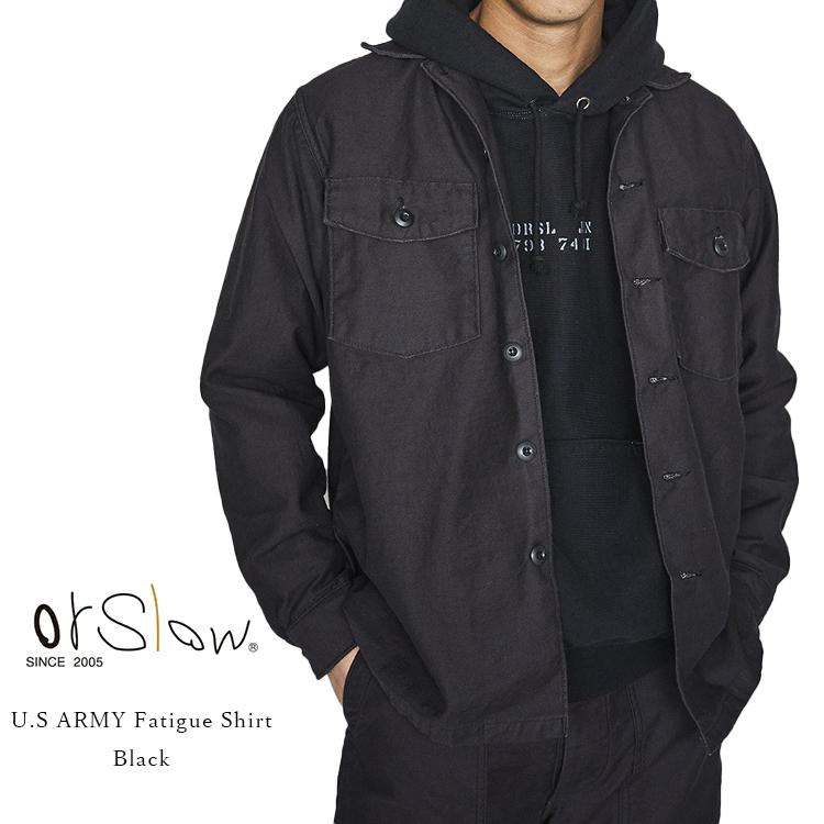 美品 オアスロウ USアーミー ファティーグシャツ ミリタリーシャツ 1 オアスロウ (orSlow) US ARMY FATIGUE SHIRT アーミーシャツ