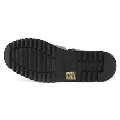 パラブーツ メンズ パシフィック *ブラック Paraboot PACIFIC 123312 レザーサンダル ノアール 黒 グルカサンダル〔FL〕の画像