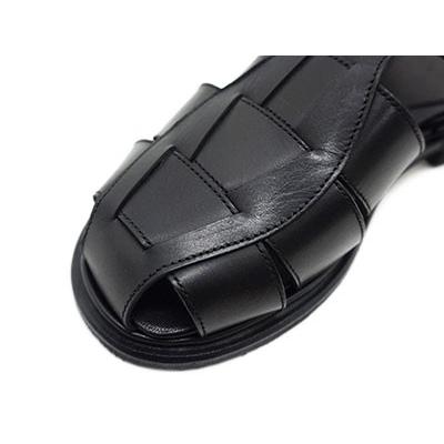 パラブーツ レディース イベリス *ブラック Paraboot IBERIS 164612 レザーサンダル ノアール 黒 グルカサンダル〔FL〕の画像