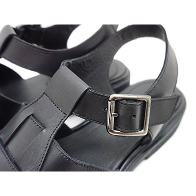 パラブーツ レディース イベリス *ブラック Paraboot IBERIS 164612 レザーサンダル ノアール 黒 グルカサンダル〔FL〕の画像