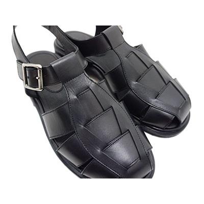 パラブーツ レディース イベリス *ブラック Paraboot IBERIS 164612 レザーサンダル ノアール 黒 グルカサンダル〔FL〕の画像
