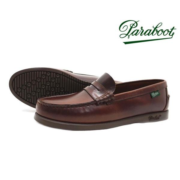 パラブーツ レディース ローファー コロー *ブラウン Paraboot CORAUX 199103 コインローファー アメリカ〔FL〕