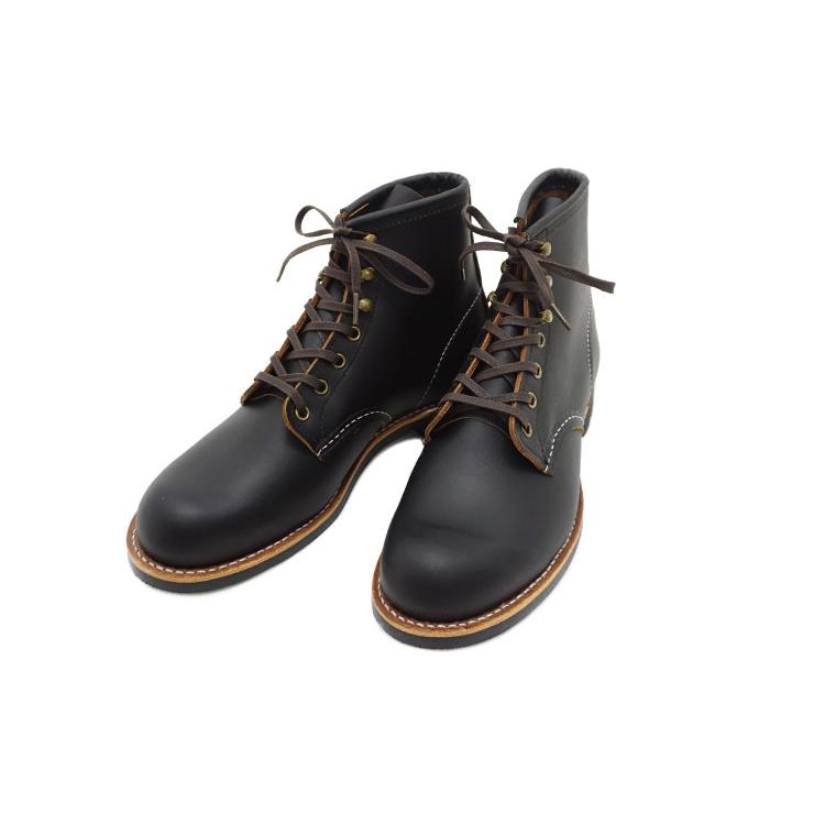 レッドウィング REDWING 3345 ブラックスミス ミニラグ・ソール ブラック 茶芯 レッドウイング〔FL〕｜tigers-brothers｜02