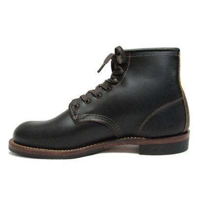 レッドウィング REDWING 9060 ベックマン フラットボックス ブラック クロンダイク 黒 茶芯 先芯無し レッドウイング〔FL〕｜tigers-brothers｜03