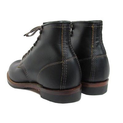 レッドウィング REDWING 9060 ベックマン フラットボックス ブラック クロンダイク 黒 茶芯 先芯無し レッドウイング〔FL〕｜tigers-brothers｜06